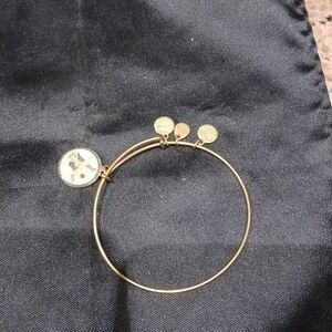 Alex & Ani  "PAT THE PATRIOT" NFL Charm Bangle Bracelet Rafaelian Gold